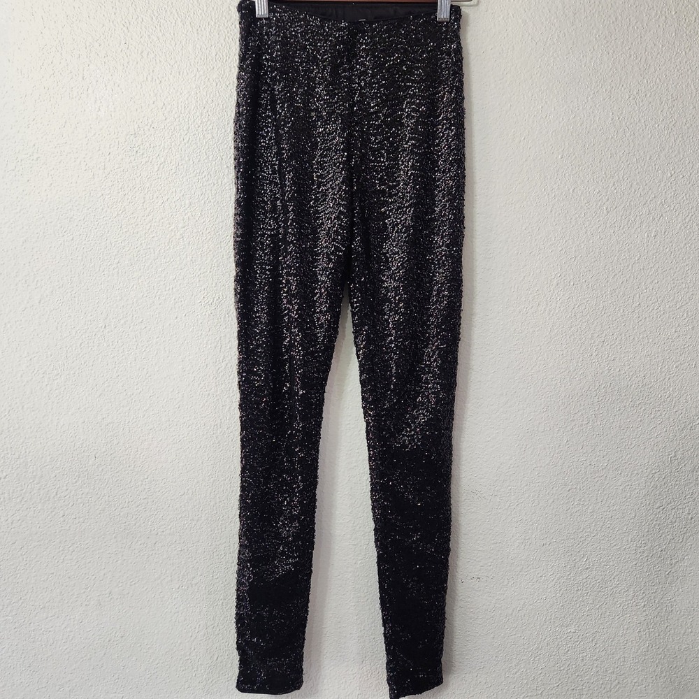 sequin legging Pants‎ holiday leggings Womens XS H&M